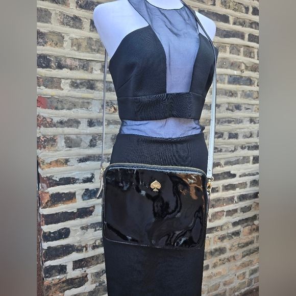 Kate Spade Glossy Black Crossbody Bag - Picture 3 of 6